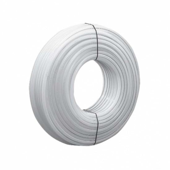 Uponor Wirsbo-PEX Tubería PEX 20 x 1,9 mm, Rollo de 25 m con Anillos de Fijación, para Instalaciones de Fontanería y Agua Sanitaria