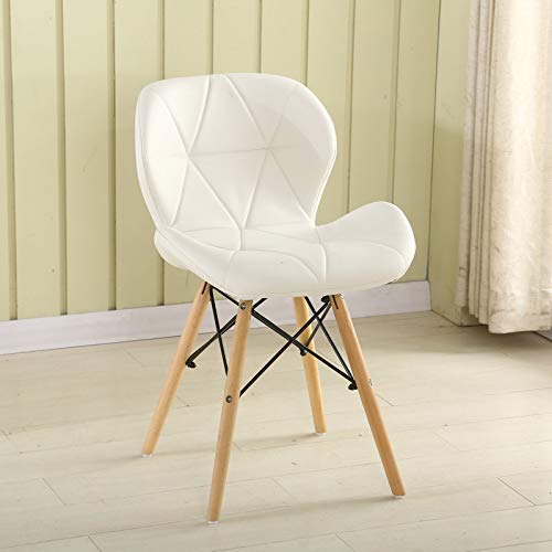 Sarco Misr Dining Chair with PU Leather Seat, Scandinavian S...