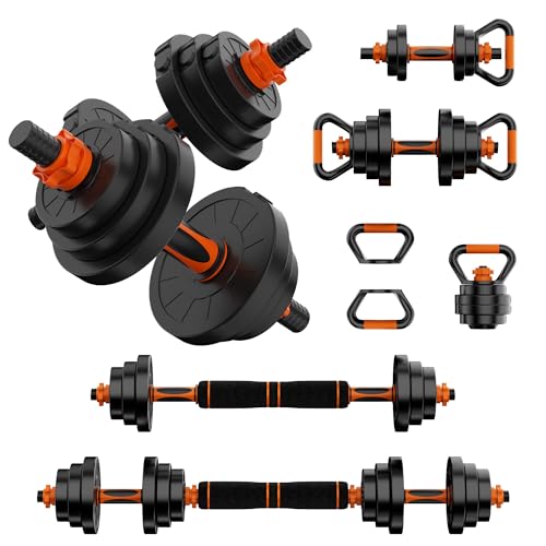 VTORY Adjustable Dumbbell Set with Safety Lock