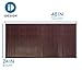 iDesign Formbu Bamboo Floor Mat Non-Skid, Water-Resistant Runner Rug for Bathroom, Kitchen, Entryway, Hallway, Office, Mudroom, Vanity , 48