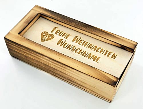 Geldgeschenkverpackung"Frohe Weihnachten Wunschname" Cover