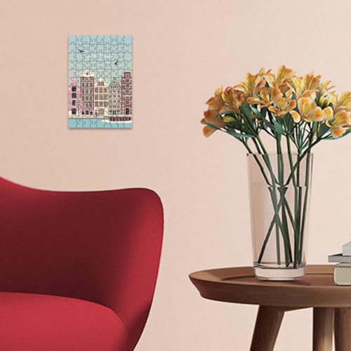 Ravensburger Puzzle 12001377 - Amsterdam - 99 Teile Puzzle Moment für Erwachsene und Kinder ab 14 Jahren