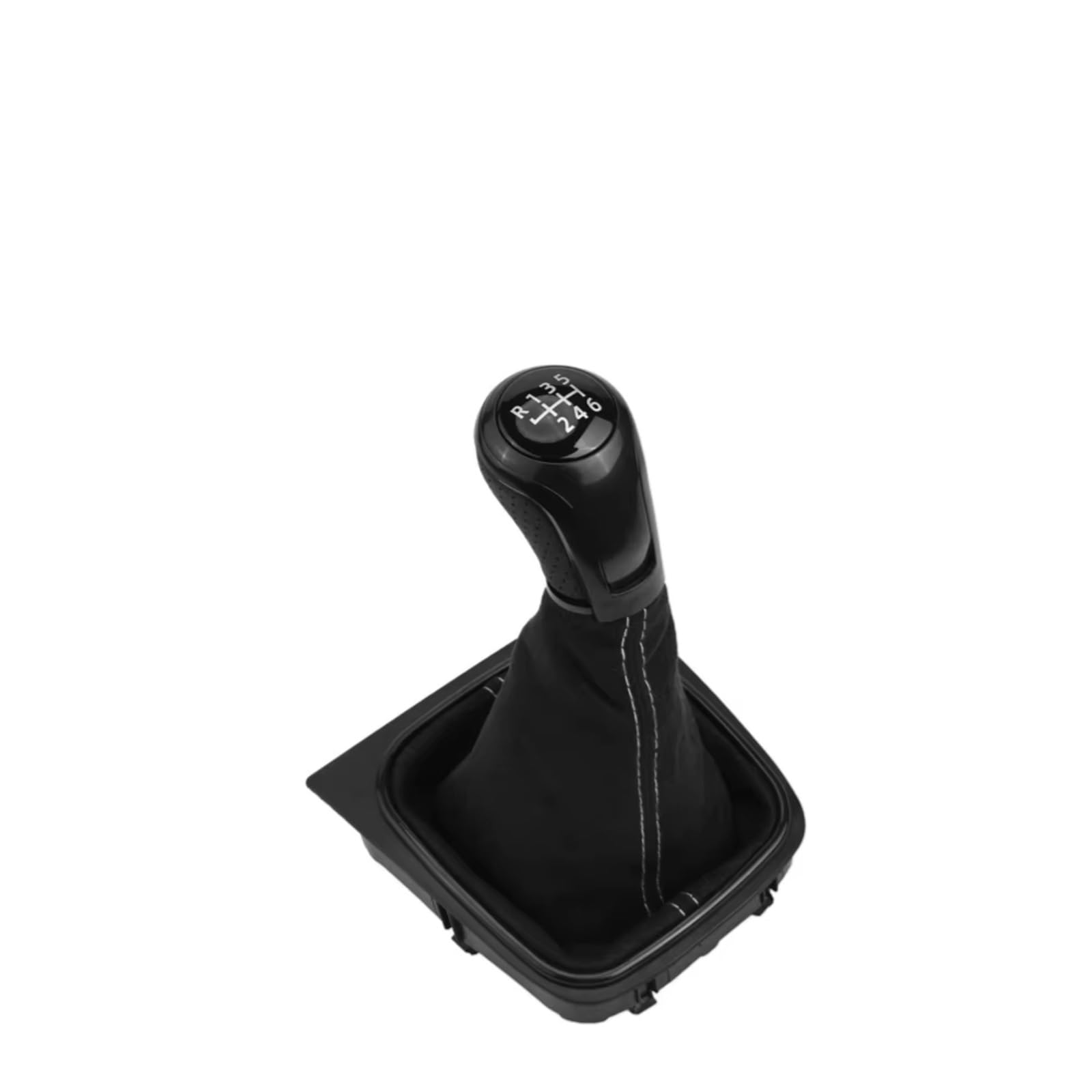 FRYUIQX Gear Lever Replacement Compatible with Golf 5 MK5 for Golf 6 MK6 for Jetta 5 A5 MK5 for Scirocco Gear Shift Knob with Boot Case 56 Speed