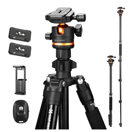 K&F Concept 76" Travel Camera Tripod