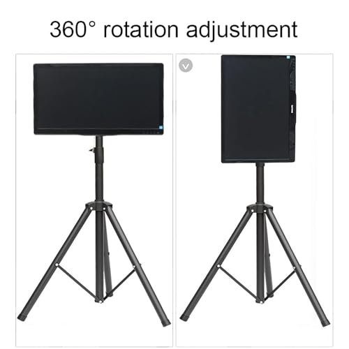 Soporte giratorio e inclinable de suelo para monitores LCD pequeños 6