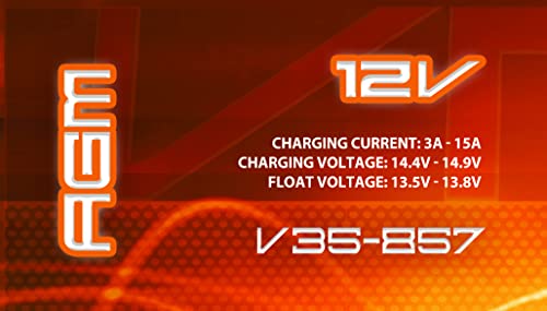 Vmax V35-857 12 Volt 35Ah Agm Battery Deep Cycle High Performance Group U1 Battery Compatible With Small Trolling Motors, Backup, Wheelchairs And More #TOP6