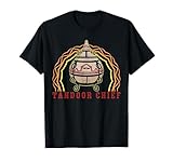 Tandoor cooking clay oven tandoori naan cuisine grill food T-Shirt
