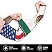 IRON1974 American flag and Mexican flag Summer Ice Silk Sunscreen Arm Sleeves Cycling Arm Protection Cover Tool Wraps