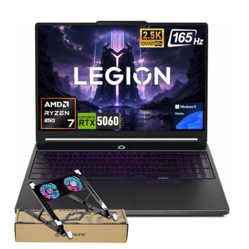 Image of Lenovo Legion 5 AMD Ryzen 7 250 RTX 5060 Gaming Laptop, 32GB DDR5 2TB SSD