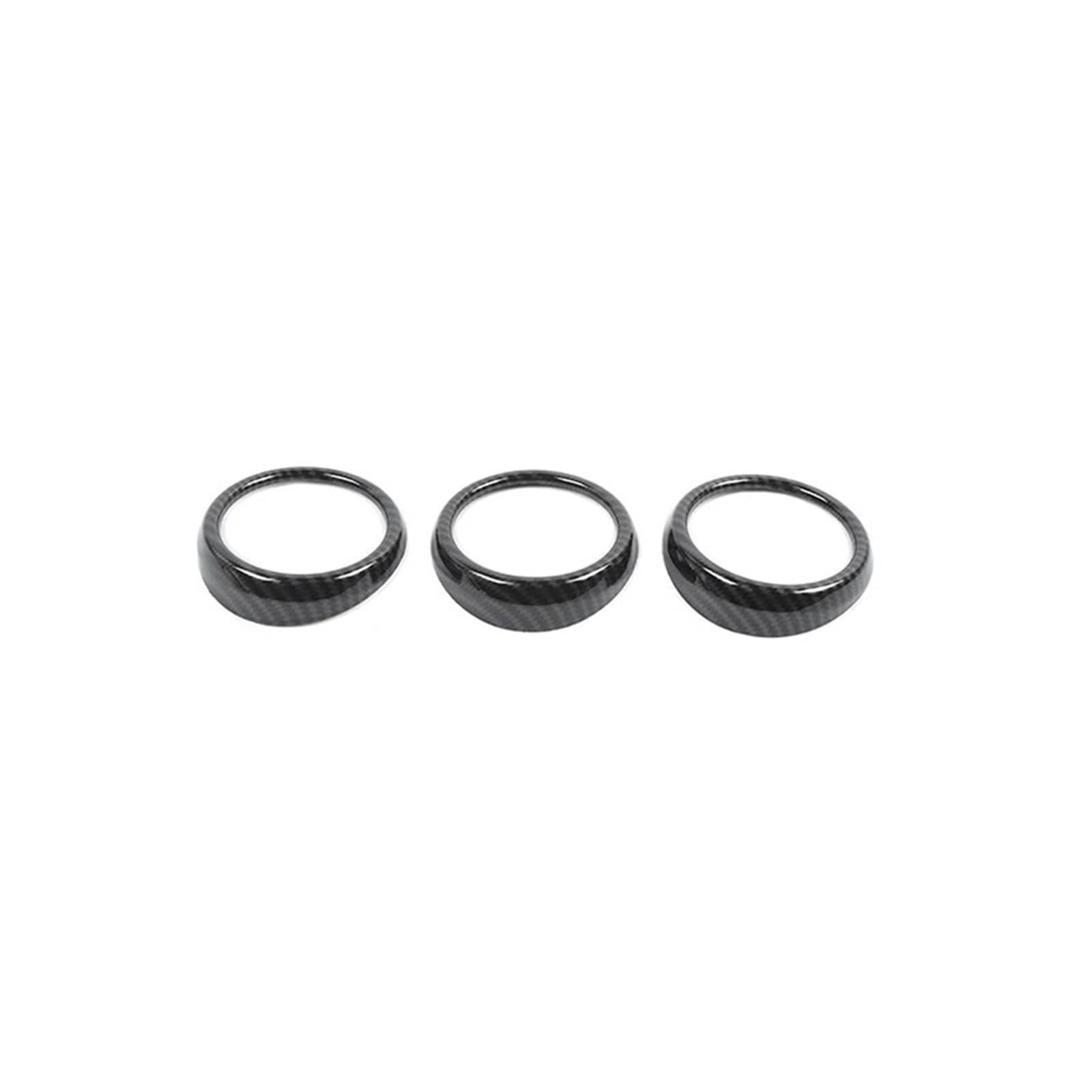 Interior Trim for Mustang 2015-2023 Car Interior Accessories Dashboard Air Condition Vent Outlet Decoration Cover Stickers Auto Central Inner(Carbon Fiber Grain)