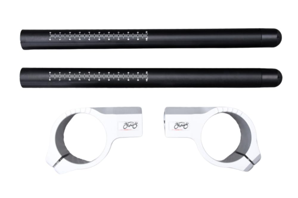 Demi guidons Hornet 600 alu mat : tubes interchangeables moto - 6