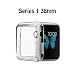 FINENIC Compatible with Apple Watch Series 1 38mm Screen Protector case Cover, TPU All-Around 0.3mm Ultra-Thin Cover case Compatible for Apple Watch Series 1 38mm