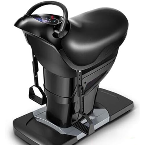 Image of Electric Horse Riding Machine Home Fitness Equipment Fat Burning and Shaping Horse Riding Aerobic Weight Loss Artifact,Black