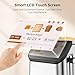 Toaster 2 Slice Wide Slot, Smart LCD Touch Screen Toaster for Fast Even Toast, 11 Bread Settings, 6 Browning Levels, Stainless Steel Toasters with Memory Function, Removable Crumb Tray, 900W