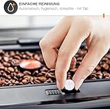 Krups EA895N Kaffeevollautomat Evidence One | One-Touch-Cappuccino | Doppel-Tassen-Funktion | 12 Getränkespezialitäten | Farbdisplay | 2,3L Wassertank | 1450 Watt - 5