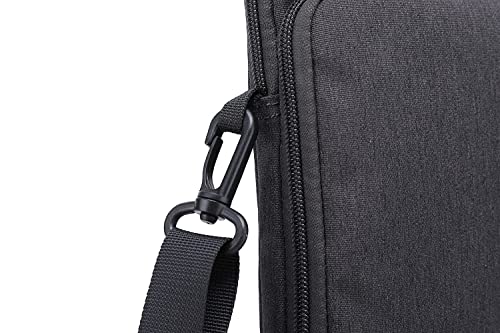 Image of SWOOK 13 inch Laptop Sleeve Case 13.3 Compatible with New MacBook Air M1 A2337 A2179 A1932 2018-2021| MacBook Pro A2338 M1 A2251 A2289 A2159 A1989 A1706 A1708|XPS Surface Pro ThinkPad Envy Swift 3 - Black