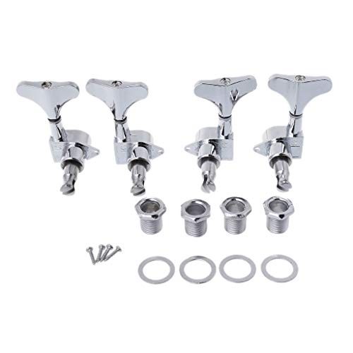 4 String Bass Guitar Sealed Tuners Tuning Pegs Machine Heads 2R