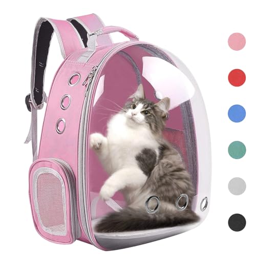 Bolsa De Transporte Ventilado Conveniente Para Passeios Acrílico Visão Panorâmica Mochila Pet Cachor