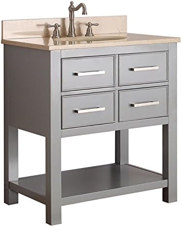 Avanity Brooks 30 in. Vanity in Chilled Gray finish