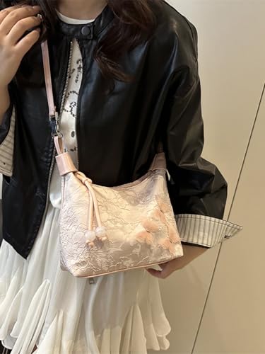 Women's Butterfly Zipper Crossbody Bag Adjustable Strap Top Handle Handbags Cute Purse3