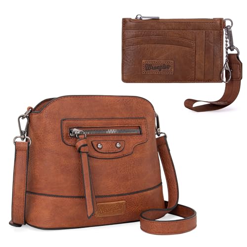 Wrangler Small Crossbody Bags and Credit Card Wallet Set for Women