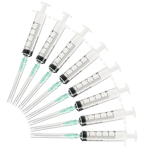 Disposable Sterile Lab Supplies 5Ml Syringe With 21Ga 1.5Inch Needle, Individually Packed 20Pack #TOP25