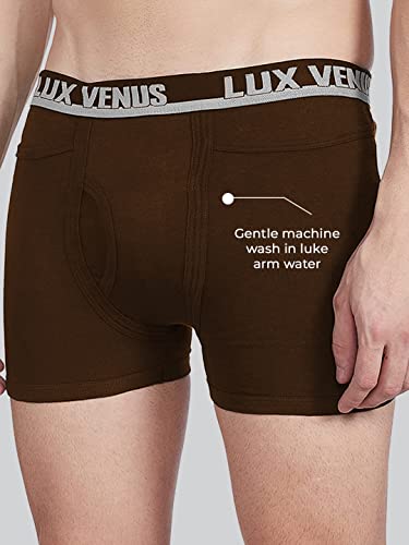 Image of LUX VENUS Men's Pack of 3 Plain Boxers