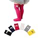 Udobuy6 Pairs Bows Newborn Toddler Knee High Socks Baby Girls Bow Sock Leg Warmer Cotton Over Calf Knee High Socks for Kids Toddler Baby Girl (S (0-3 years old ))