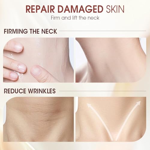 ZJRC AH-8 Firming Neck Cream for Crepey Skin Body Care Comfort, 2025 New Upgrade Neck Firming Cream with Roller, Moisturizing, Tightening Lotions Cosmetic Skin Body Care Repair