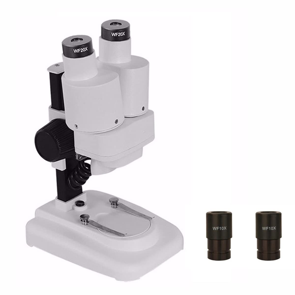 Equipo de microscopio de Laboratorio Microscopio estéreo Binocular 2 0X / 40x sobre LED Microscopio Luces Accesorios para microscopios