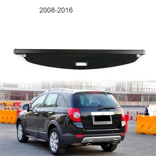 Cubierta cortina de maletero retráctil para ocultar equipaje en Chevy Captiva 2008-2016 3