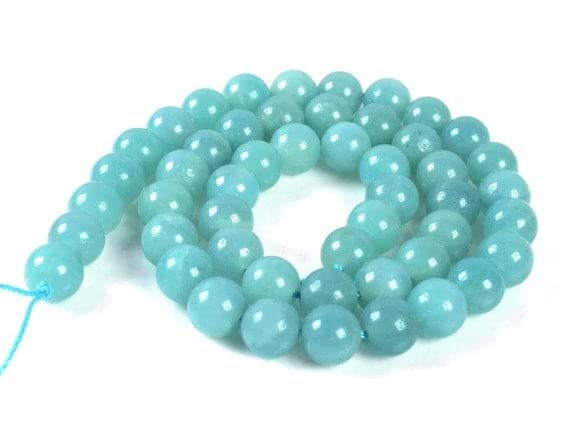 Perles amazonite bleue 8mm LKBEADS pour remplacer les imitations par de vraies pierres