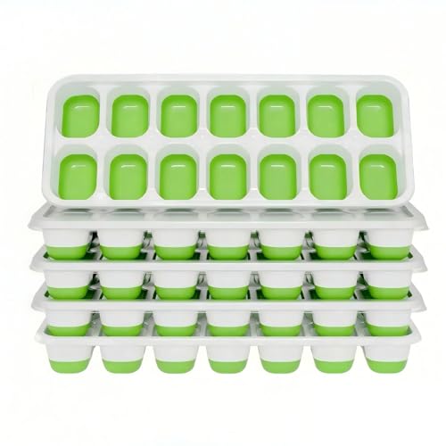 Bandejas de Hielo de Silicona con Tapas 5 Piezas miniatura 2