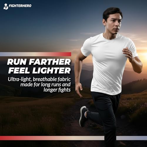 Image of Gym T Shirts for Men Workout | Sports Tshirt for Man | Running Mens T-Shirts | Polyester Men's T Shirt | Quick Dry fit Training Active Wear | Badminton Football Jersey Tshirts