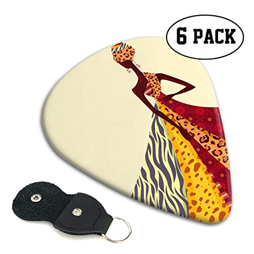 Lot de 6 médiators traditionnels africains pour guitare acoustique, guitare électrique, basse, ukulélé – fins, moyens et… - Les Beatles, Paul McCartney, John Lennon, RIngo Starr, George Harrison Lot de 6 médiators traditionnels africains pour guitare acoustique, guitare électrique, basse, ukulélé - fins, moyens et… – Image 3