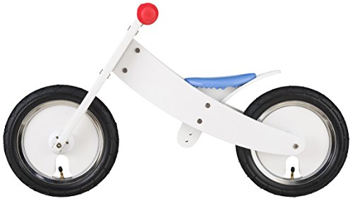 BIKESTAR Mitwachsendes Kinder Laufrad Holz Lauflernrad Kinderrad für Jungen Mädchen ab 2-4 Jahre | 12 Zoll 2 in 1 Kinderlaufrad | Weiß | Risikofrei Testen – Bild 3