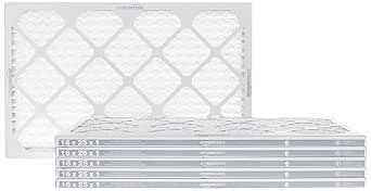 Amazon Basics 16 x 25 x 1-Inch MERV 11 Furnace Air Filters, 6-Pack
