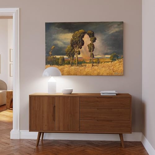 Impression sur toile Summer Rain Pierneef décoration murale d'art premium - 6