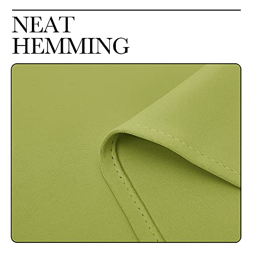 Image of NICETOWN Blackout Curtain Panels for Living Room, Thermal Insulated Solid Grommet Top Blackout Draperies /Drapes for Christmas Window (1 Pair, 34 x 63 inches in Fresh Green)
