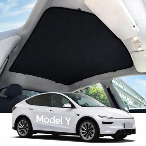 Image of Applicable to the 2025-2026 Model of Tesla's Refreshed Model Y sunroof Sunshade for Shading and Sun Protection Accessories