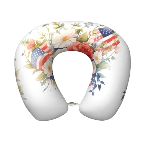 Almohada de viaje espuma viscoelástica tamaño U miniatura 1