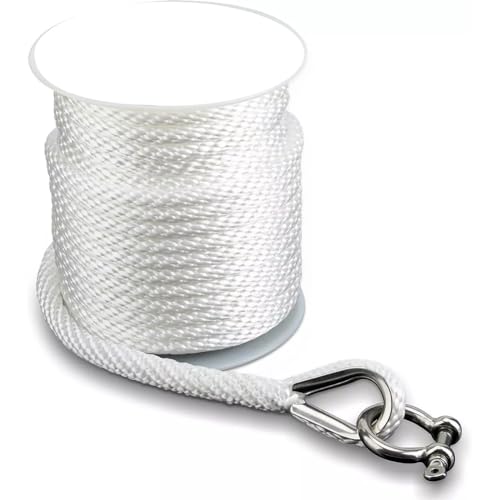 Seachoice 3 - strand Twisted Nylon Dock Line, 5/8