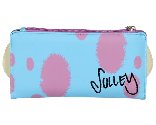 Disney Monsters Inc. Sulley 3D Horns Snap Closure Faux Leather Flap Women's Metal Badge Wallet4