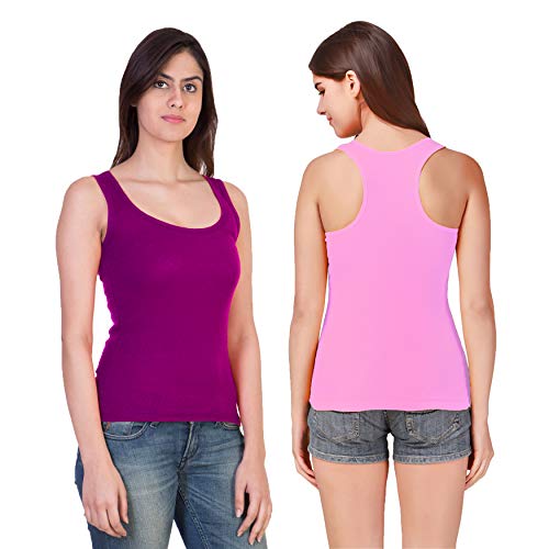 Image of Camisole Tank Top Vest Racerback Sando Camis for Women, Girls (Pack of 2)