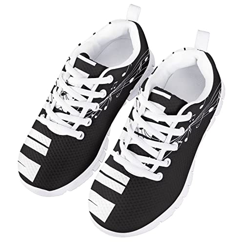 Yzaoxia Girls Sneakers Size 11-5 Boys Tennis Running Shoes Lace Up Comfortable Walking Athletic Shoes3