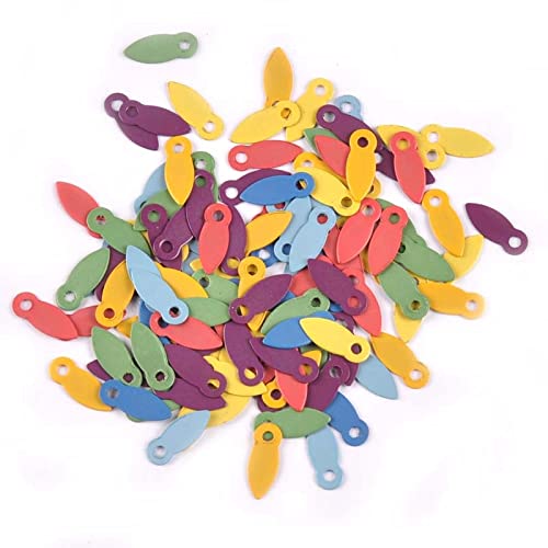 LOLIPPYY Bastel Brads 100 Stück - Mini Ziernägel Für Scrapbooking & Karten