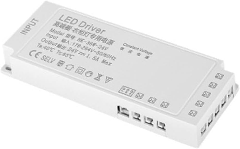 Cabinet Wine Cabinet Wardrobe Light 220V to 12V/24V Dedicated Switch Power Interface Induction Light with Transformer(12V 100W)