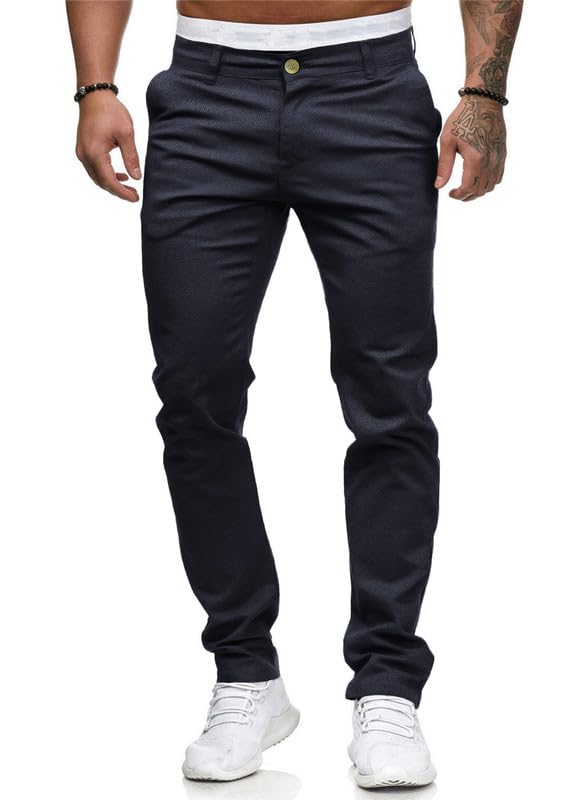 Straight-fit casual jeans for men