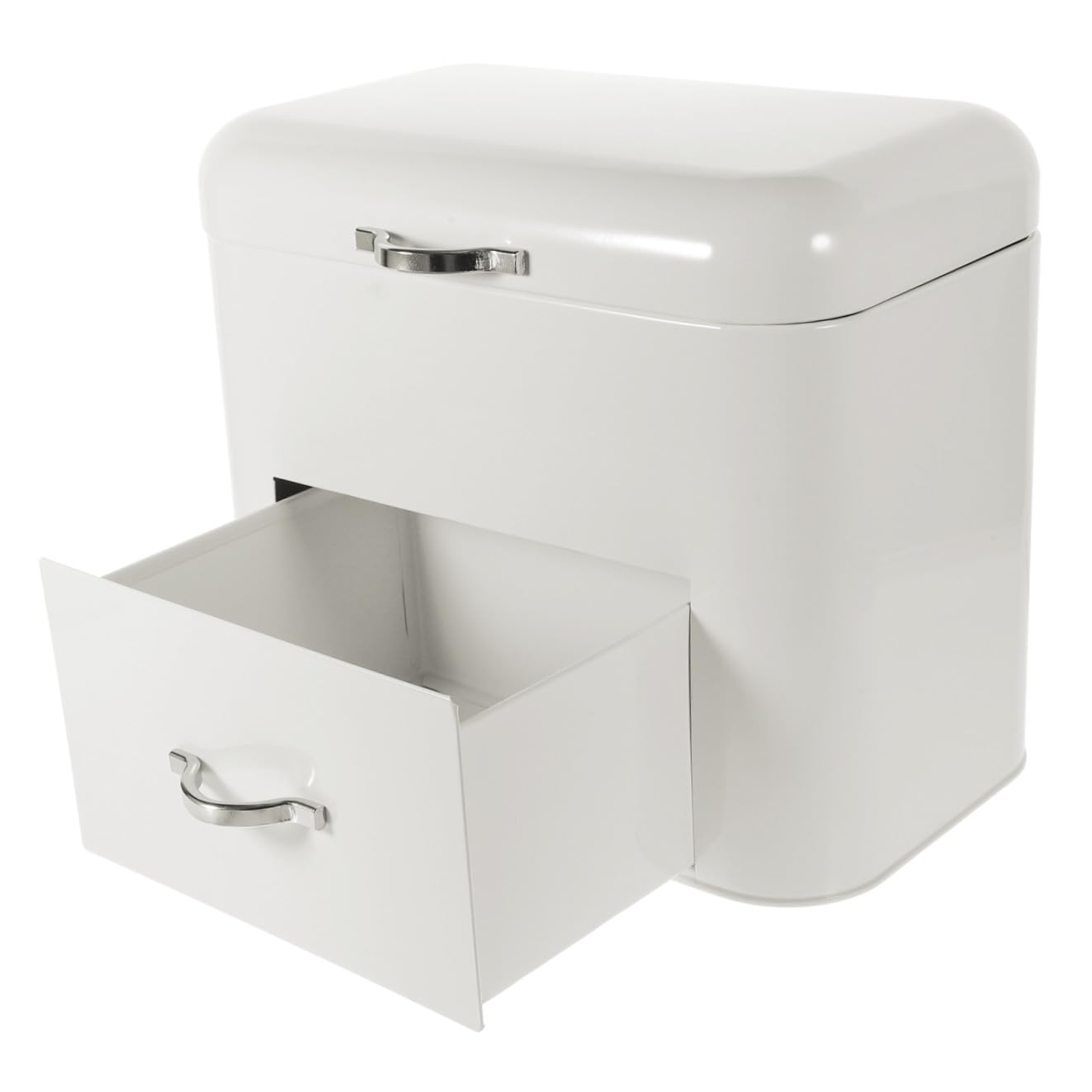 Boîte cuisine en fer blanc pour stopper l'humidité de vos en-cas grâce au double couvercle