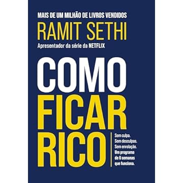 Capa do livro Como ficar rico: Sem culpa. Sem desculpas. Sem enrolação. Um programa de 6 semanas que funciona.